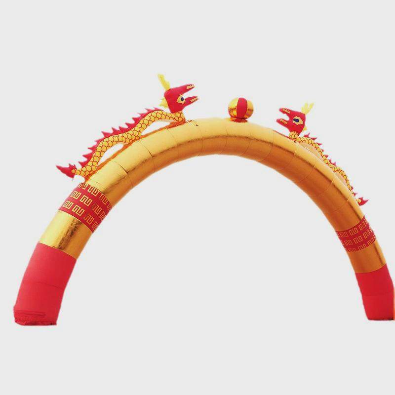 金色雙龍拱門 從源頭工廠到慶典現(xiàn)場(chǎng)，締造每一個(gè)吉慶時(shí)刻